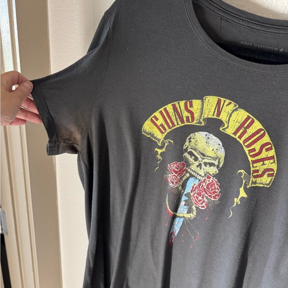 John Varvatos Charcoal Graphic Tee - Picture 1 of 5
